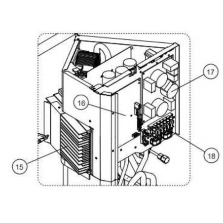 FUJITSU 9708511900 CONTROL PCB 30RGLX HY