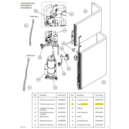 FUJITSU 9379079006 VALVE 3 WAY RLXEH