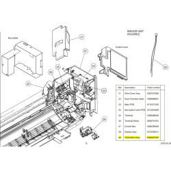 FUJITSU 9900627027 THERMISTOR ASSY ASU30RLE HY