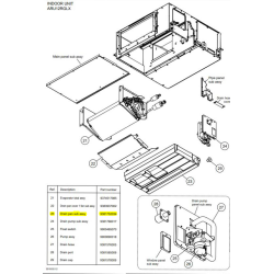 FUJITSU K9381752034 aka 9381752034  DRAIN PAN SA HY DW