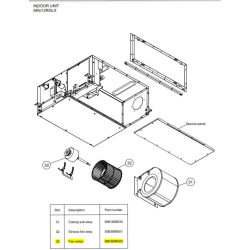 FUJITSU K9603694005 aka 9603694005 MOTOR DC BRUSHLESS HY