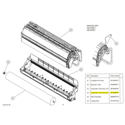 FUJITSU K9315338174 aka 9315338174 EVAPORATOR TA-24HFI/CL1 HY