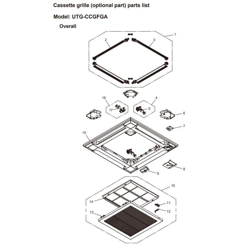 FUJITSU K9382821012  aka 9382821012 PANEL DECORATION HY