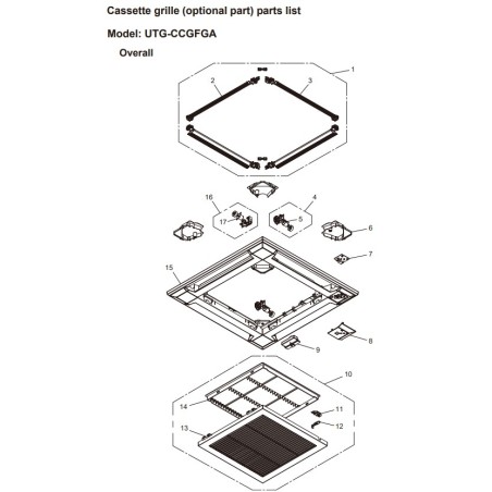 FUJITSU K9382821012  aka 9382821012 PANEL DECORATION HY