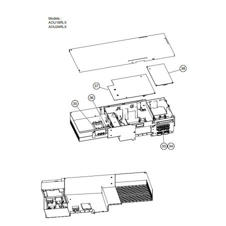 FUJITSU K9705642089 aka 9705642089 INVERTER CONTROL 24RLX HY