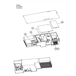 FUJITSU K9709893029 aka 9709893029 POWER FILTER PCB 18/24RLX