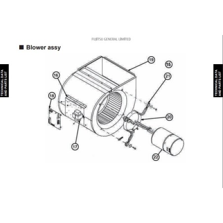 FUJITSU K9900960056 aka 9900960056 THERMISTOR ROOM