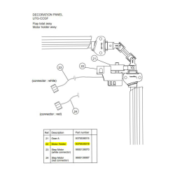 FUJITSU K9375535018 aka 9375535018 HOLDER MOTOR PACCi