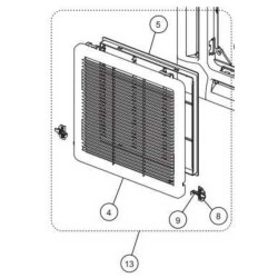 FUJITSU K9375726027 aka 9375726027 INTAKE GRILL TA UTG