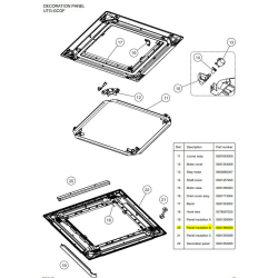 FUJITSU K9381360000 aka 9381360000 INSULATION B PANEL HY