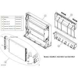 FUJITSU K9316091443 aka 9316091443 EVAPORATOR TA-AGU9~12RLF HY