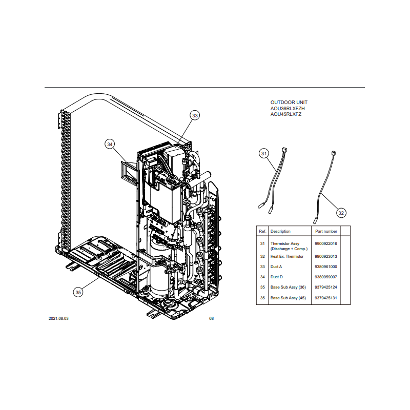 FUJITSU K9379425124 aka 9379425124 BASE SA HY ZH 36/45RLFX**DW