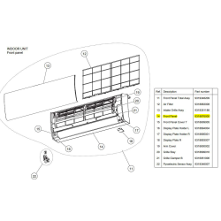 FUJITSU K9318876000 aka 9318876000 FRONT PANEL DW RLS2