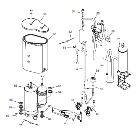 FUJITSU K9970209000 aka 9970209000 COIL EXPANSION VALVE HY
