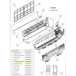 FUJITSU K9332818093  aka 9332818093 Intake Grille