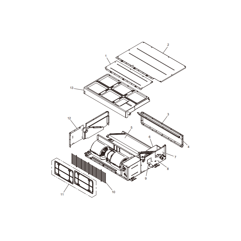 FUJITSU K9379897006 aka 9379897006 AIR FILTER SA HY