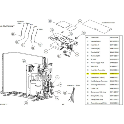 FUJITSU K9900819019 aka 9900819019 THERMISTOR COMPRESSOR HFI