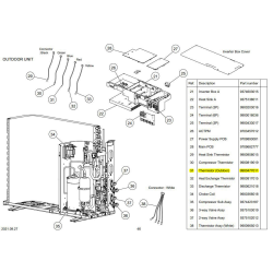 FUJITSU K9900477011 aka 9900477011 THERMISTOR OUT HFI