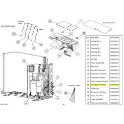 FUJITSU K9900621018 aka 9900621018 THERMISTOR DISCHARGE HFI