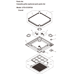 FUJITSU K9375530013 aka 9375530013 PANEL COVER UTG HVII