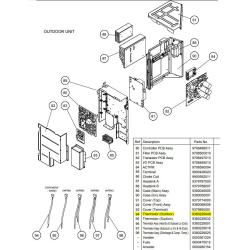 FUJITSU K9380229049 aka 9380229049 Thermistor (Outdoor)