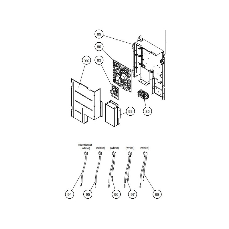 FUJITSU K9380229001 aka 9380229001 Thermistor Assy (Heat Ex & Subcool Lo (Out))