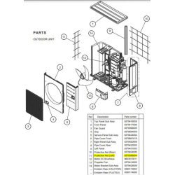 FUJITSU K9379396004 aka 9379396004 PROTECTION NET LEFT AOHFI