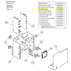 FUJITSU K9379402019 aka 9379402019 HOLDER PCB ARU