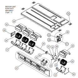 FUJITSU K9602968015 aka 9602968015 Fan Motor Assy