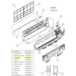 FUJITSU K9332556001 aka 9332556001 BRACKET WALL ASURL2 DW HVAB