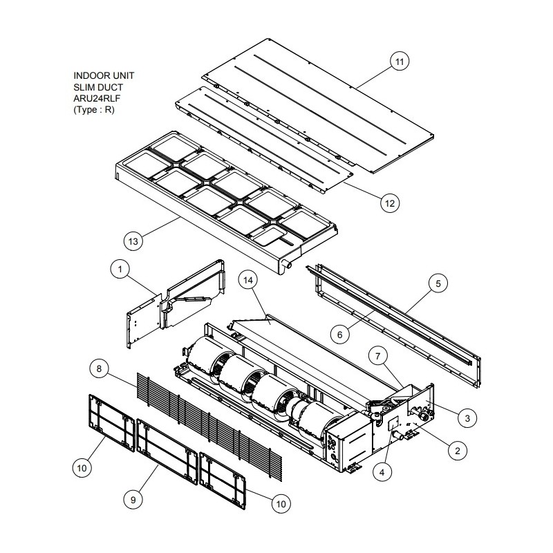 FUJITSU K9380682073 aka 9380682073 Evaporator Total Assy
