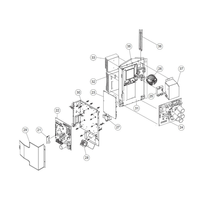 FUJITSU K9900189266 aka 9900189266 SOLENOID (SV2) HVAB
