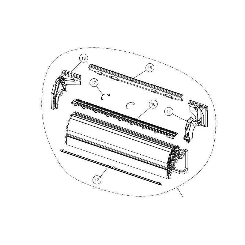 FUJITSU K9315338020 aka9315338020 EVAPORATOR RAC+RLXS DW