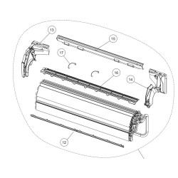 FUJITSU K9314995019 aka 9314995019 Evaporater Holder L