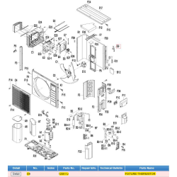 DAIKIN 128511J FIXTURE/ THERMISTOR