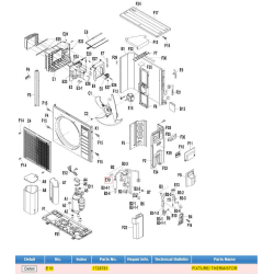 DAIKIN 1728781 Thermistor Fixture, Split Outdoor Unit