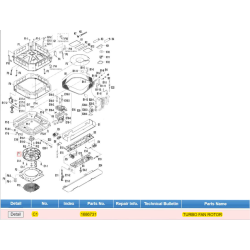 DAIKIN 1686731 TURBO FAN MOTOR