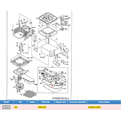 DAIKIN 0987330 HOUSING, PRINTED CIRCUIT