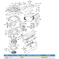 DAIKIN 1703009 PLASTIC CASE