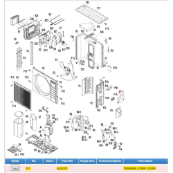 DAIKIN 6025101 TERMINAL STRIP COVER