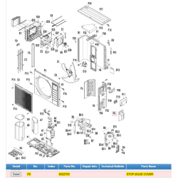 DAIKIN 6022709 STOP VALVE COVER