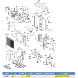 DAIKIN 2149590 BODY/ FOUR WAY VALVE