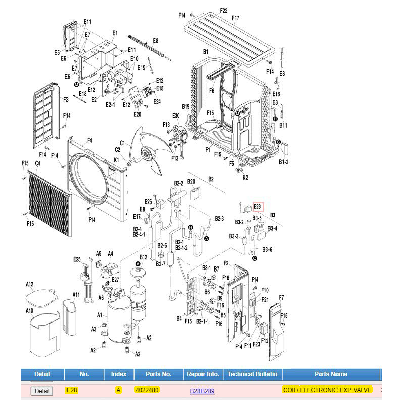 DAIKIN 4022480 COIL/ ELECTRONIC EXP. VALVE