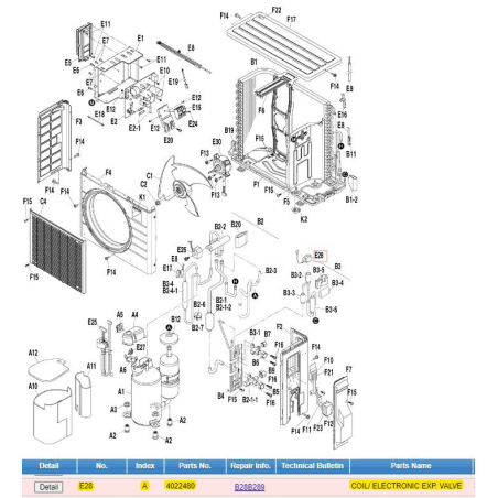DAIKIN 4022480 COIL/ ELECTRONIC EXP. VALVE