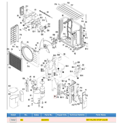 DAIKIN 6023978 SET PLATE/ STOP VALVE