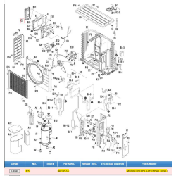DAIKIN 4016533 MOUNTING PLATE (HEAT SINK)