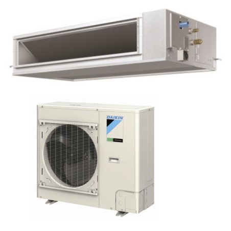Daikin 18,000 btu 17.5 SEER Heat Pump & Air Conditioner Ducted Concealed Ceiling Mini Split FBQ18PVJU / RZQ18PVJU9