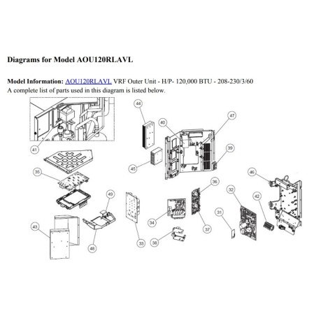FUJITSU K9710851117 aka 9710851117 CONTROL PCB VAB