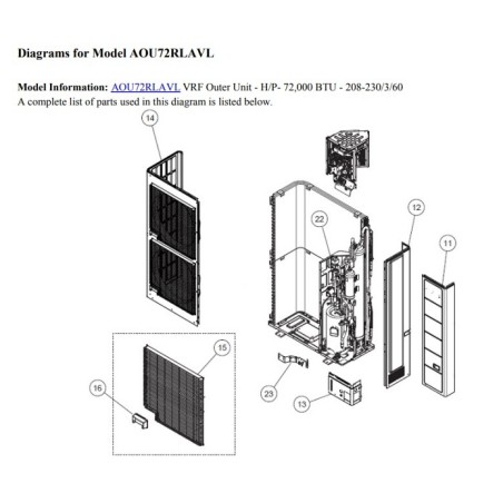 FUJITSU K9382654009 aka  9382654009 GUARD FAN VAB