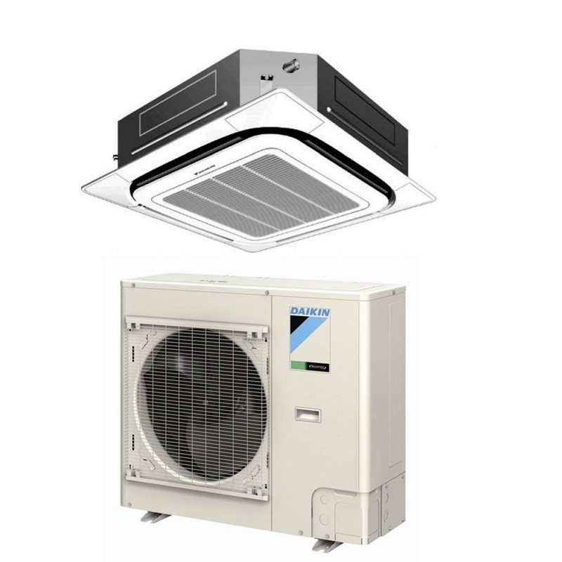 Daikin 18,000 btu 18.6 SEER Cooling Only Round Flow Cassette Mini Split Air Conditioner FCQ18PAVJU / RZR18PVJU8